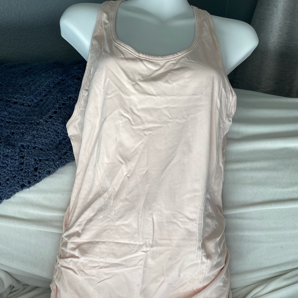 Athleta speedlight Racerback  pink tank medium